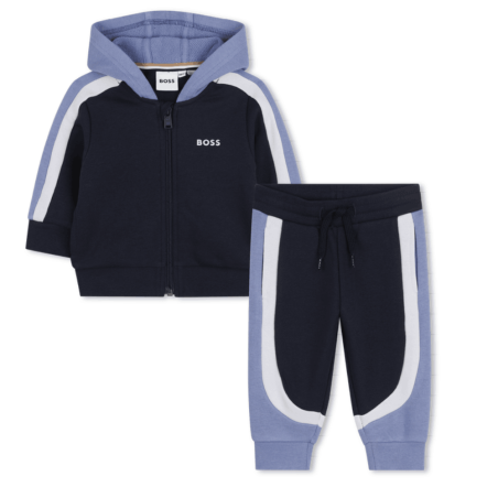 Ensemble de jogging enfant – Style et confort en molleton BOSS BLEU
