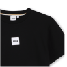 T-shirt enfant manches courtes – Coupe LOOSE FIT en coton BOSS noir