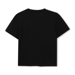 T-shirt enfant manches courtes – Coupe LOOSE FIT en coton BOSS noir