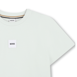 T-shirt enfant manches courtes – Coupe LOOSE FIT en coton BOSS vert clair