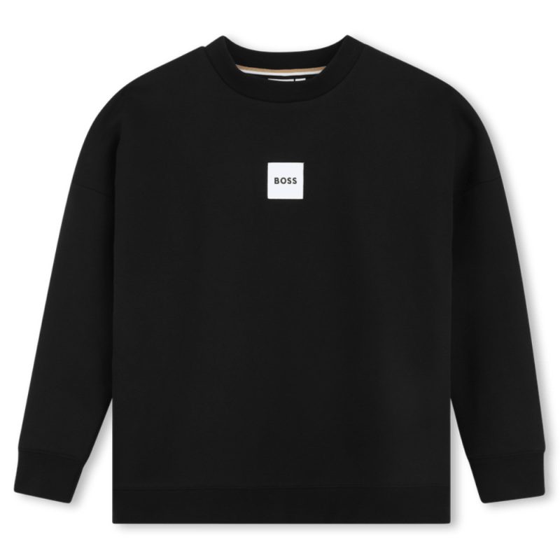 Sweat en polaire enfant  – Douceur & Élégance BOSS noir