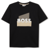 T-shirt enfant manches courtes  – Élégance décontractée BOSS noir