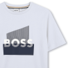 T-shirt enfant manches courtes  – Élégance décontractée BOSS bleu clair