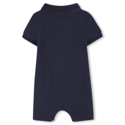 Combinaison bébé garçon– Coton biologique & Style Ludique BOSS  bleu marine