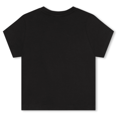 T-shirt enfant manches courtes  – Élégance Casual BOSS noir
