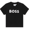 T-shirt enfant manches courtes  – Élégance Casual BOSS noir
