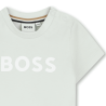T-shirt enfant manches courtes  – Confort & Style Moderne BOSS vert clair