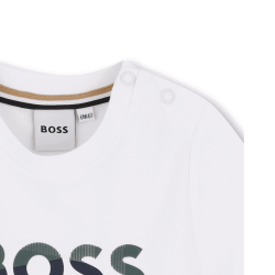 Ensemble t-shirt et bermuda enfant – Style & Confort BOSS vert