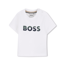 Ensemble t-shirt et bermuda enfant – Style & Confort BOSS vert