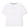 T-shirt enfant manches courtes – Loose Fit & Élégance Décontractée BOSS blanc