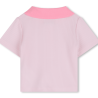 Ensemble polo et short enfant  – Élégance & Coton Biologique BOSS rose