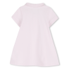 Robe enfant à fermeture boutonnée  – Coton Biologique & Élégance Ludique BOSS rose