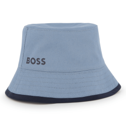 Chapeau bob réversible enfant  – Style Modulable & Tendance BOSS bleu