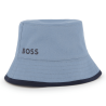 Chapeau bob réversible enfant  – Style Modulable & Tendance BOSS bleu