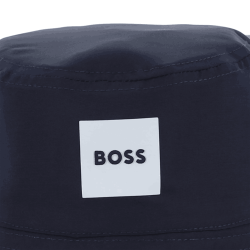 Chapeau bob réversible enfant  – Style Modulable & Tendance BOSS bleu