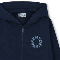 Sweat à capuche enfant  – Confort & Style Dynamique KENZO KIDS bleu