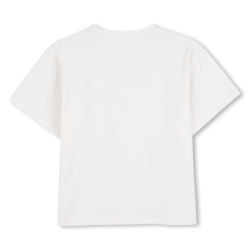 TEE-SHIRT MANCHES COURTES ENFANT – CONFORT & STYLE BIO KENZO KIDS  blanc