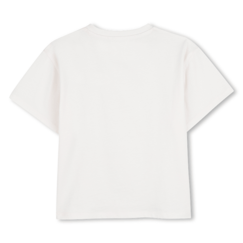 TEE-SHIRT MANCHES COURTES ENFANT – CONFORT & STYLE BIO KENZO KIDS  blanc