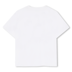 TEE-SHIRT MANCHES COURTES ENFANT – COTON BIO & STYLE TENDANCE  KENZO KIDS  blanc