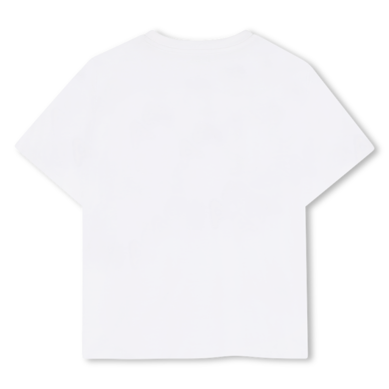 TEE-SHIRT MANCHES COURTES ENFANT – COTON BIO & STYLE TENDANCE  KENZO KIDS  blanc