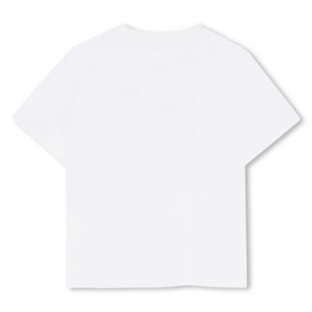 TEE-SHIRT MANCHES COURTES ENFANT – COTON BIO & STYLE TENDANCE  KENZO KIDS  blanc