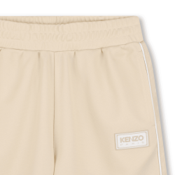 BERMUDA ENFANT À BANDES LATÉRALES – STYLE SPORT & CONFORT  KENZO KIDS beige