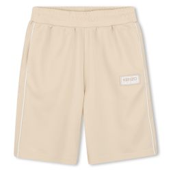 BERMUDA ENFANT À BANDES LATÉRALES – STYLE SPORT & CONFORT  KENZO KIDS beige