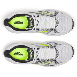 Baskets SAUCONY Ride Millennium blanches et jaunes