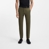 Pantalon Slim Homme en tissu stretch déperlant T_Commuter-Slim HUGO vert