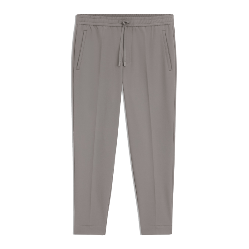 Pantalon Tapered en tissu stretch déperlant Homme T_Flex HUGO BOSS Gris