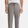 Pantalon Tapered en tissu stretch déperlant Homme T_Flex HUGO BOSS Gris