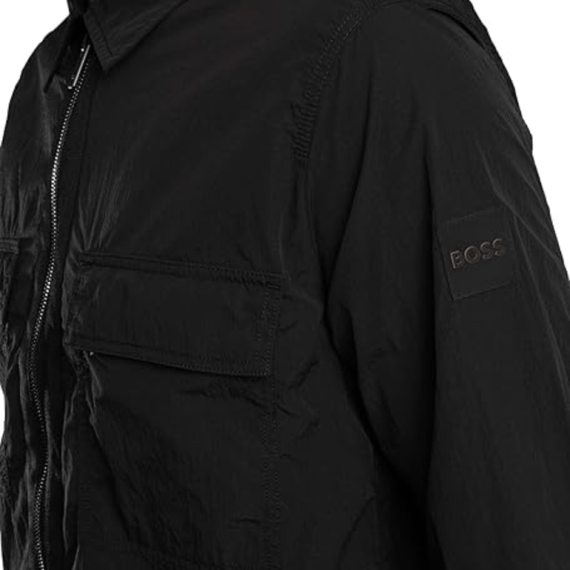 Surchemise  Lotape Chemise  -Look Casual et Utility HUGO BOSS noir