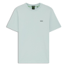T-shirt Regular  en coton stretch avec logo contrastant  TEE HUGO BOSS bleu clair