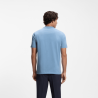 T-shirt Regular  en coton stretch avec logo contrastant  TEE HUGO BOSS bleu clair