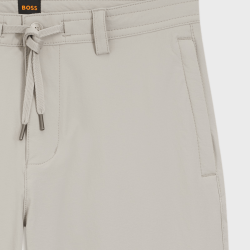 Chino Tapered coupe droite en tissu stretch Chino_ST_DS HUGO BOSS gris clair
