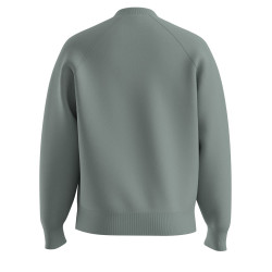 Pull col rond en tissu piqué respirant Sw_Join_Salbo BOSS vert