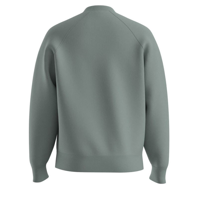 Pull col rond en tissu piqué respirant Sw_Join_Salbo BOSS vert