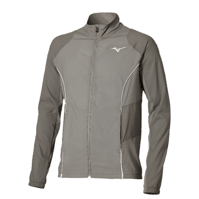 Veste d'entraînement  Frontier Shadow -Tissu Stretch et Coupe Confortable  Mizuno gris