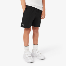 Short Sport Taffetas Diamanté  Léger et Confortable -Lacoste noir