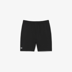 Short Sport Taffetas Diamanté  Léger et Confortable -Lacoste noir