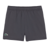 Short Sport  en Taffetas Diamanté Léger avec Taille Élastique et Poches Latérales -Lacoste gris