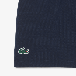 Short Sport  en Taffetas Diamanté Léger avec Taille Élastique et Poches Latérales -Lacoste bleu nuit