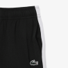 Short Sport taffetas diamanté color-block avec Taille Élastique et Poches -Lacoste noir