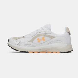 Baskets Under Armour Tech Runner Blanches et Roses