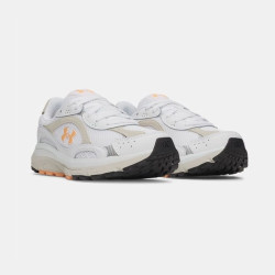 Baskets Under Armour Tech Runner Blanches et Roses