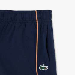 Short Enfant Diamond Taffeta – Léger, Respirant et Hydrofuge -Lacoste bleu nuit