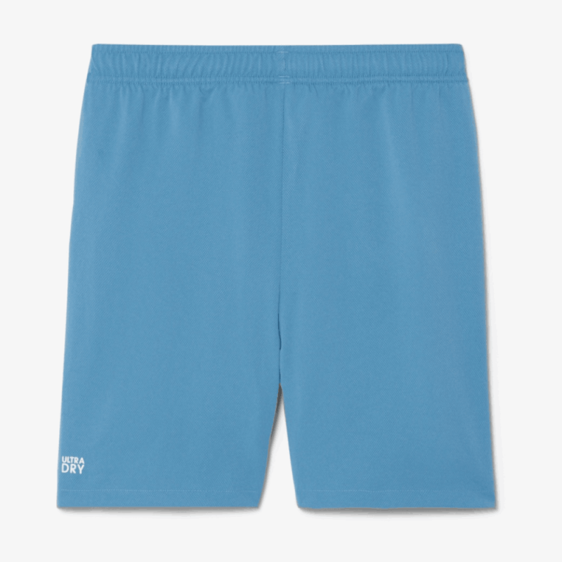 Short Enfant Diamond Taffeta – Léger, Respirant et Hydrofuge -Lacoste bleu clair