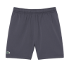 Short de sport garçon  en taffetas léger avec taille élastique et poches-Lacoste gris