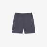 Short de sport garçon  en taffetas léger avec taille élastique et poches-Lacoste gris