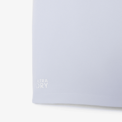 Short de sport garçon  en taffetas léger avec taille élastique et poches-Lacoste bleu clair